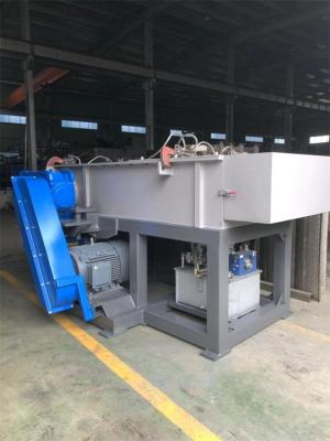 China Single Shaft Plastic Shredder Machine Siemens PLC Monitoring For Waste Rubber Tire for sale