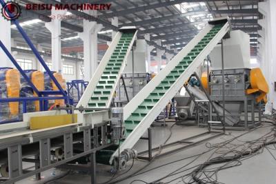 China PE Bottle Crushing Plastic Recycling Machine 100 - 500KW Power Stable Working for sale