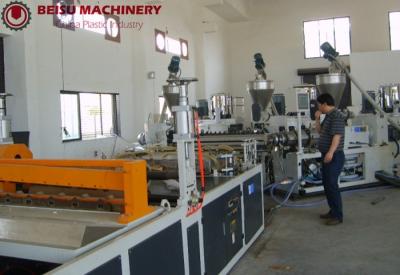 China Excellent Efficiency Plastic Sheet Production Line 55KW Extruder Power for sale