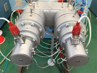 China PVC Double Electrical Conduit Plastic Pipe Making Machine Good Plasticization for sale