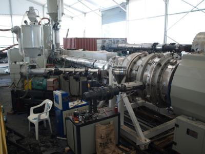 China Under Ground HDPE Drainge Solid Pipe Machine 800kg/h Max Output Easy To Operate for sale