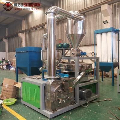China PET Disc Blade 100kg/H 3700rpm Plastic Pulverizer Machine for sale
