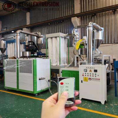 China tamanho de alimentação de 8mm máquina de trituração de alta velocidade do Pulverizer do PVC para a transformação de produtos alimentares à venda