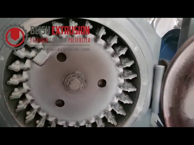 Plastic PVC Pulverizer Blade With Rotary Fix Grinder Blade 30 - 80 Mesh