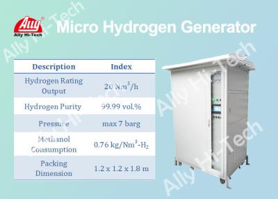 China 20 Nm3/h-Mikrohydrogenerator, dauerhafter industrieller Wasserstoff-Generator zu verkaufen