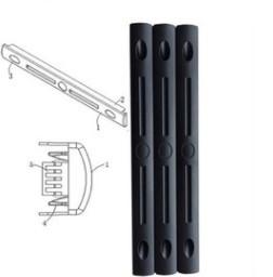 China Miidoe plastic wiring frame for cabinet network blank panel cheap for sale