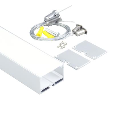China 6063 T3 Square Led Strip Light Aluminium Profile For Home Lighting à venda