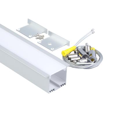 China Alloy 6063 Wall Recessed Suspended Led Aluminum Channel 48x32mm for sale