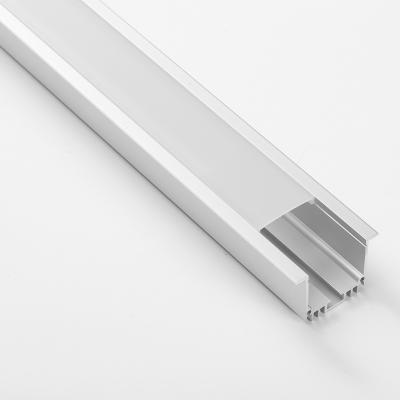 China New Design Wall Mounted Flat LED Aluminum Profile For Kitchen Lighting à venda