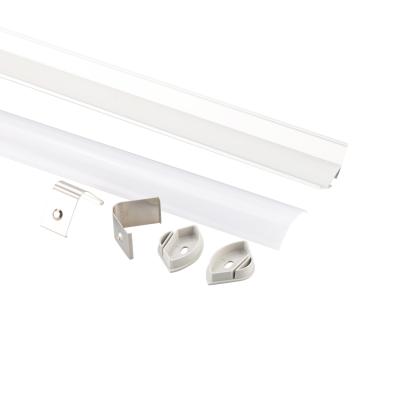 China 30x30mm V Shape Corner Aluminum Led Profile For Decorative Led Lighting for sale
