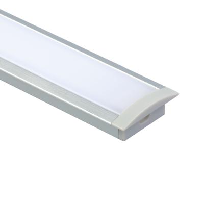 China PC Diffuser Cover LED Plaster Profile , U Channel LED Aluminum Profile for sale