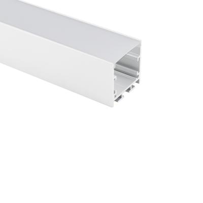 China Light Housing Led Extruded Aluminum Channel With PC Cover Endcaps Clip for sale