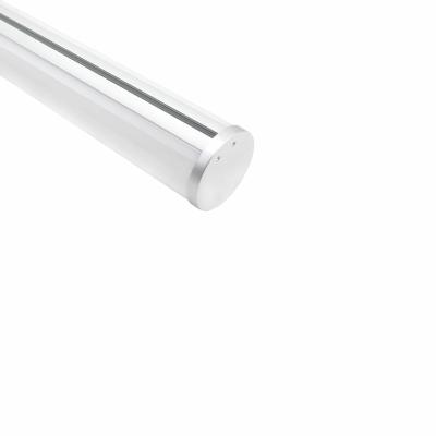 China 60mm PC Milky Cover Extrusion Suspended Led Aluminum Profile For Ceiling Lighting for sale