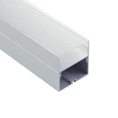 China Perfil de aluminio de aluminio sacado de aluminio suspendido de alta calidad del canal LED del perfil de la tira ligera del LED en venta
