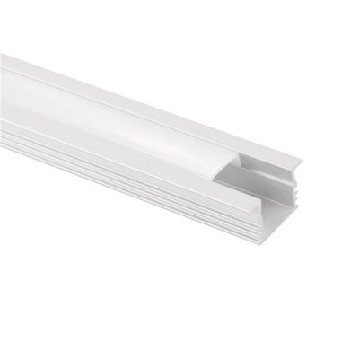 China Kitchen Cabinet Led Aluminum Profile Channel , Recessed Led Plaster In Profile for sale