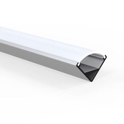 China Aluminum Alloy 6063 Corner LED Profile Anodized For LED Light Bar for sale