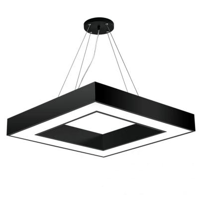 China Suspension LED Linear Lights , Square 4 Foot LED Suspended Linear Fixture for sale