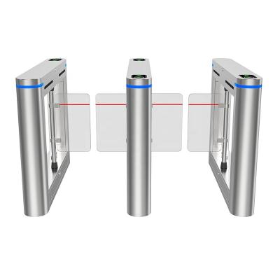 China 2021 Advanced Swing Turnstile Gate Remote Motor Control Technology For Supermarket for sale