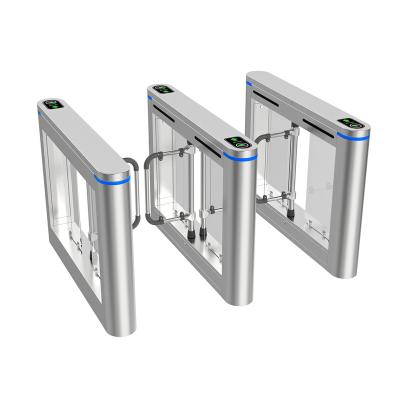 China Gate Smart Card Swing Turnstile Gate Supermarket Barrier Automatic Opening Access Control for sale