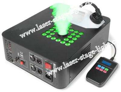 China A máquina de efeito do fumo de 1500 watts coloriu acima com canal de DMX 7 e diodo emissor de luz do RGB à venda