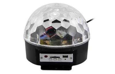 Chine Boule magique en cristal de RVB avec des lumières de disco d'écart-type et d'USB LED pour la soirée dansante de X'mas à vendre