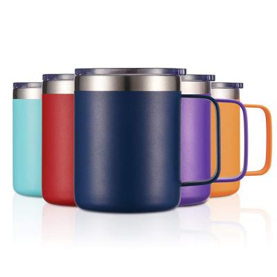 China 380ml 510ml 14 Oz Stainless Steel Travel Coffee Mug Double Walled for sale