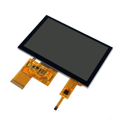 中国 800 X 480 Ips 5 インチ TFT LCD ディスプレイ TFT 容量タッチスクリーン 16m カラー 1000 ニット 販売のため