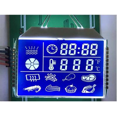 China Módulo gráfico de exibição LCD com conteúdo de 8 números 2 pontos radix 56 instruções à venda
