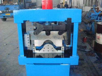 China Blue Manual Hydraulic 3 Ton Decoiler Roof Tile Roll Forming Machine 5 -12 m/min for sale