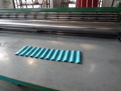 China 0.15mm-0.3mm Thin Type Galvanized Roofing Sheet Roll Forming Machine for sale
