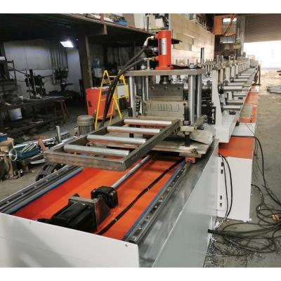 China 1.2mm U Stud Track Drywall Roll Forming Machine Width Adjust 40mm for sale