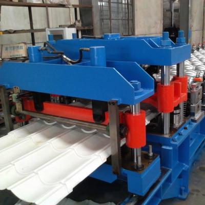 China GI / PPGI Wall Panel Roll Forming Machine , RF-ST Roofing Sheet Making Machine for sale