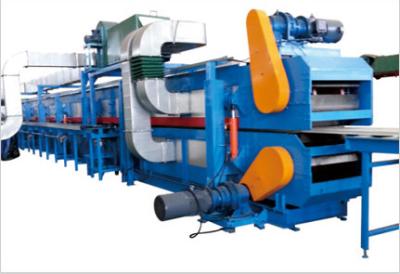 China Matertial-Breite 1000mm 10 Tonne hydraulische Stahlblech Decoiler PU-Schaum-Sandwich-Platten-Linie 8m-/mingeschwindigkeit zu verkaufen