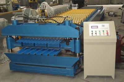China IBR Sheet / Corrugated Double Layer Roll Forming Machine Thickness 0.25mm-0.8mm for sale