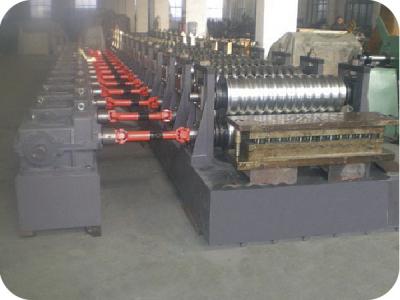China 380V 50Hz 3 Phase Metal Steel Cold Roll Forming Machine with 18 Roller Stands for sale