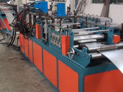 China 100*100 Min 1000*1200 Max 5 Tons Passive decoiler Fire Damper Roll Forming Machine PLC Control for sale