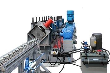 China Galvanized Steel Vineyard Post Making Machine  Efficiency Roll Forming Machine Gearbox Drive for sale