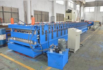 China Double Layer Colour coated Steel Roof Panel Wall Panel Roll Forming Machine PLC Control Automatic for sale