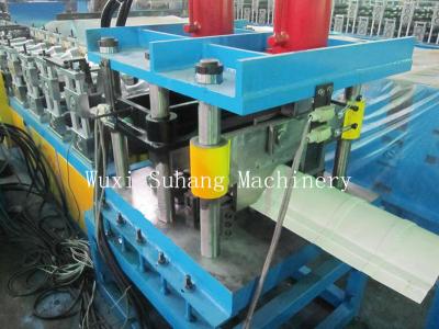 China Roof Ridge Cap Roll Forming Machine 0.3 - 0.6mm Corrugated Sheet Roll Forming Machine for sale