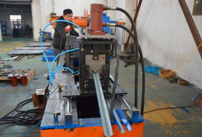 China Chain driving system  Zed Z purling roller making machine 18 roller stations cold steel for sale