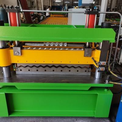 China 1250mm Roofing Corrugated Sheet Roll Forming Machine PPGI Color Steel Zinc for sale