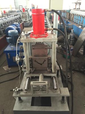 China 0.8mm Cold Rolled Sheet ' V ' Strut Stiffener Custom Roll Forming Machine For Shutter Door for sale