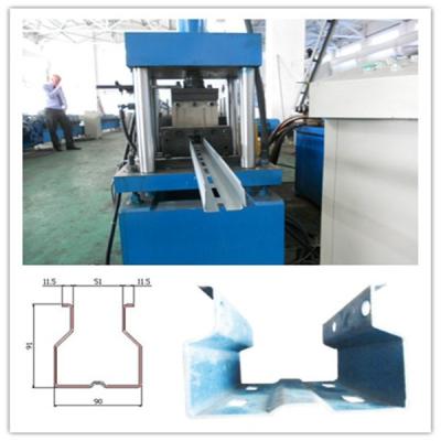 China Material Thickness 2-3mm Heavy Duty Rack Forming Machine , Pallet Rack Column Roll Forming Machine for sale