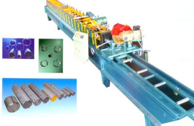 China 20 Forming Stations Downspout Roll Forming Machine For Tube CE Certification for sale
