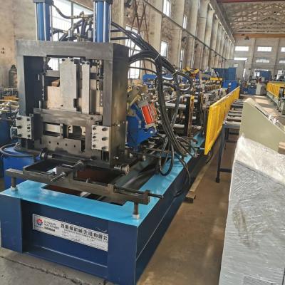 China 3 Shapes In 1 Machine 1.0mm-3.0mm CUZ Purlin Roll Forming Machine Quick Change Galvanized Steel for sale