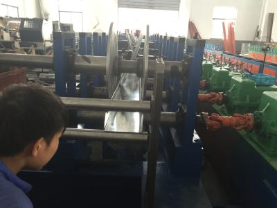 China PLC Touch Screen Control Cable Tray Roll Forming Machine Cable Tray Making Machine for sale