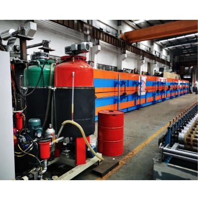 China 16mm PU Foam Interior Sandwich Production Line 380mm - 600mm Width 7.5KW for sale