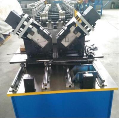 China CNC Metal Stud And Track Roll Forming Machine C U Channel Section Profile 0.55-0.8mm Thickness for sale