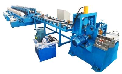 China 7.5Kw Hydraulic Power Fire Resistant Metal Door Frame Roll Forming Machine With 1.2mm Material Thickness for sale