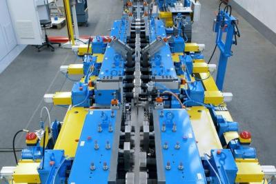 China 23 Station Cable Tray Roll Form Machine Color Galvanized Steel Roll Former Machine for sale